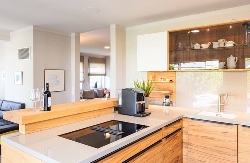 Lubmin Villa | Estupenda casa de vacaciones privada para 8 personas con WIFI, TV, terraza y aparcamiento