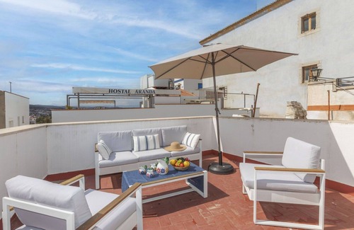 Centro histórico de Peniscola Casa | Estupenda casa de vacaciones privada para 12 personas con WIFI, TV, terraza y aparcamiento