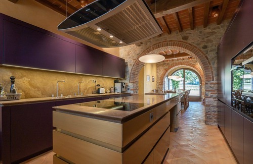 Bucine Villa | Casa de vacaciones privada con WIFI, A/C, piscina privada, TV, patio, vista panorámica