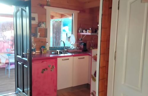 Campano Cabina | Wooden Cabin with Terrace and Garden