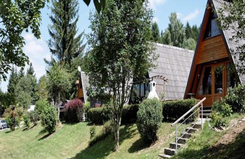 Waldkirchen Casa | Wooden chalet with terrace near a swimming lake