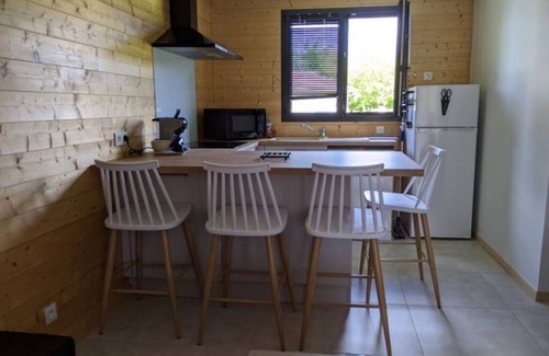 Vendays-Montalivet Casa | Wooden house with terraces