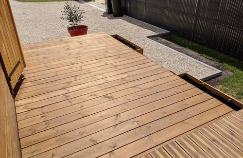 Vendays-Montalivet Casa | Wooden house with terraces