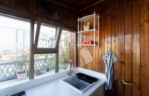 Magenta Apartamento | Woodhouse / icónico centro de la ciudad apartamento en la azotea