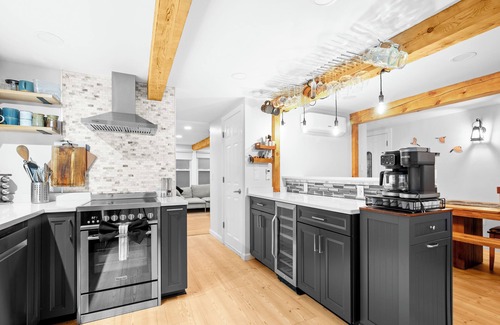 Barkhamsted Casa | Woodland Retreat 4-Bedroom with Hot Tub, Fire Pit, and Woodstove