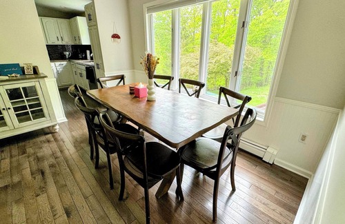 Mount Marion Casa | Woodland Whimsy a private escape w/ hot tub, pool, sunroom on 3 acres