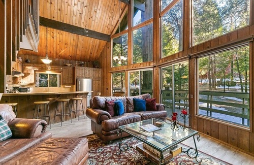 Lake Arrowhead Casa | Woodsy 'a' Frame 3 Bedroom Cabin by RedAwning