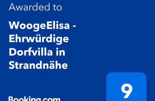 Wangerooge Casa | WoogeElisa - Ehrwürdige Dorfvilla in Strandnähe