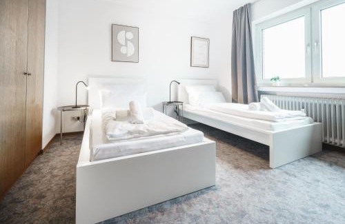 Ibbenbueren Apartamento | Wooon I O105 XXL I 10 Personen I 4 Schlafzimmer I 160m2 I Smart I P I