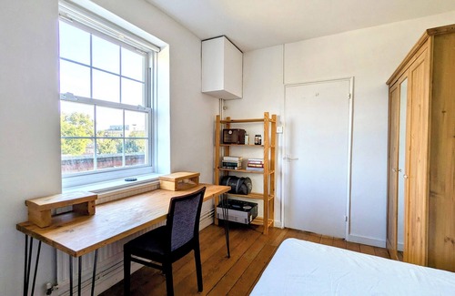 Camberwell Green Apartamento | Working Desk, King bed, Spacious Living Room