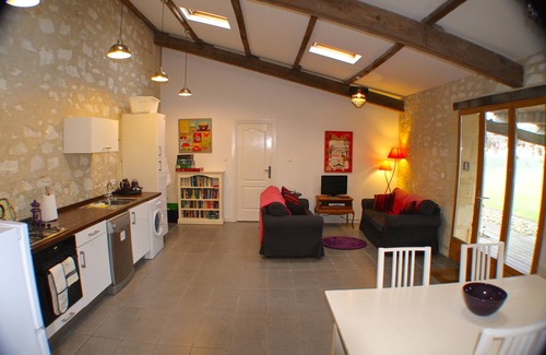Saussignac Casa | Barn Gite-vineyard, views, pool, wifi, sala de juegos - "L 'Atelier" en Les Marais