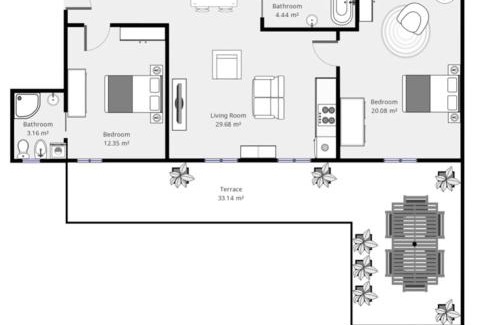 Lazzaretto Apartamento | WPRELAIS Palm Fronds