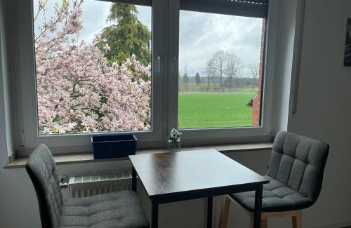 Greven Apartamento | Wunderschöne Ferienwohnung mit Balkon auf dem Bauernhof
