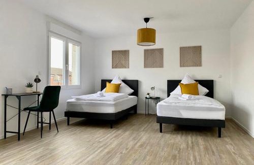 Wanheim-Angerhausen Apartamento | XXL Monteure I Teams I 1,20 Betten I P I zentral I Komfort