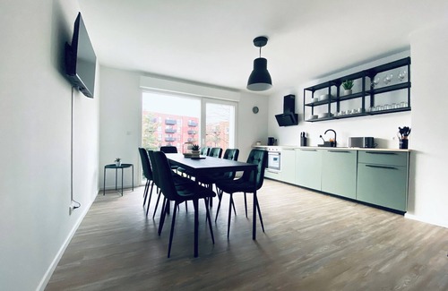 Buchholz Apartamento | XXL teams I fitters I families I 1.20m beds I P I comfort I central