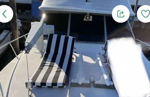 Freeport's Nautical Mile Alquiler De Eote | Yacht 45ft with Tv and living room
