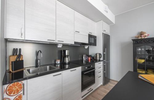 Downtown Kuopio Apartamento | Ydinkeskustassa saunallinen huoneisto kahdessa tasossa