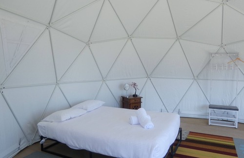Balmattum Complejo | Yidaki - Self Catering Dome accommodation with private deck, BBQ and lawn