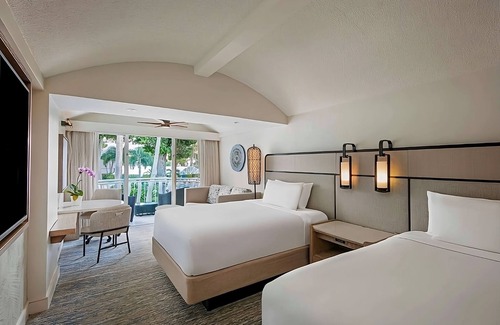 Isla Verde Hotel | Your Room Steps Away from Sandy Beaches | Relaxing Room w/ Garden View