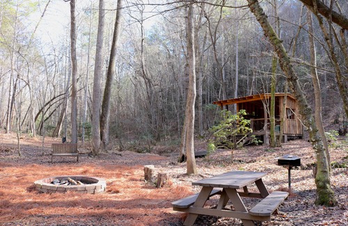 Mineral Bluff Alquiler De RV | Tu cala del río Toccoa! Camping privado de 12 acres con refugio Adirondack