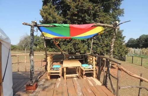 Champsac Cabina | Yourte rustique sur petite ferme