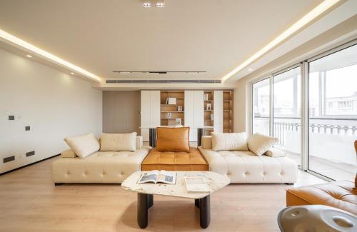 Huangpu Apartamento | Yu Garden Riverside Retreat 3BR with Latex Mattresses