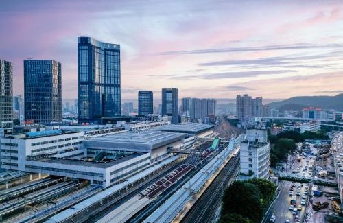 Guangzhou Central Business District Apartamento | Yueta E-Sports Hotel-10min to Guangzhou East Railway Station&Entrance Exit J of Line 3
