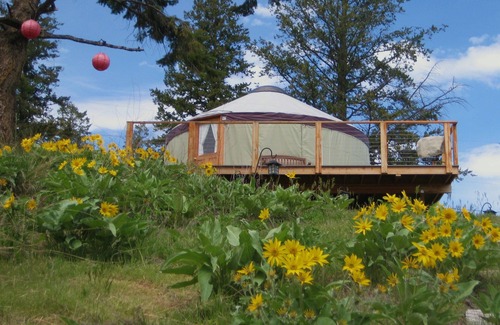 Somers Cabaña | Yurta Con vistas Flathead Lake