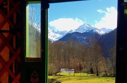 Gazost Cabina | Yurta / Yurta, calma, naturaleza, aislado, río, en los Altos Pirineos.