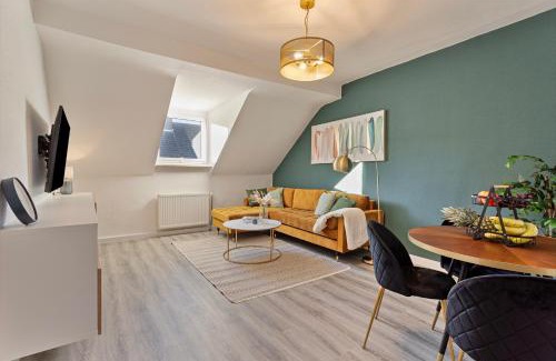 Ruettenscheid Apartamento | Zeche trifft Villa Apartments by Cordis Sky für bis zu 4 Personen 5 Minuten zur Messe Essen oder Hauptbahnhof