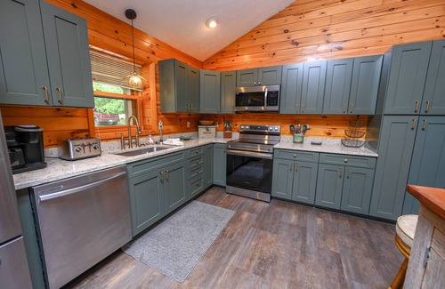 McHenry Casa | Zen Den | Serene Views, Outdoor Living, Hot Tub + Pool Table!