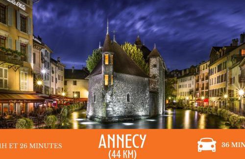 Ambilly Apartamento | ZenBNB - Kanji - Proche Tram - Parking Privé -