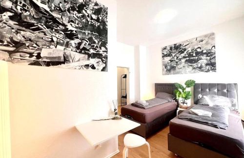 Frohnhausen Apartamento | Zentrales Apartment mit Küche und Wlan, Nähe Essen Messe und Hbf