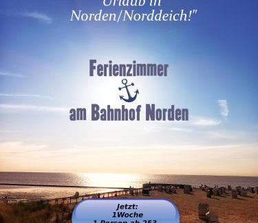 Suderneuland I Casa | Zimmer Stadt Norden nähe Bahnhof und ZOB