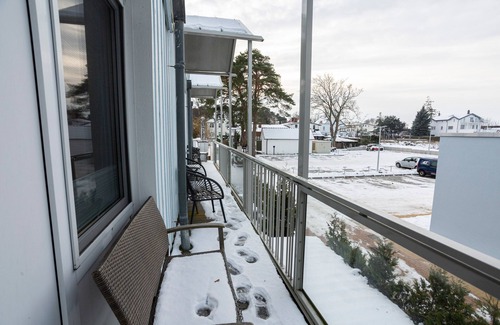 Lubmin Casa | Zimmer Stammhaus seitlicher Meerblick - Hotel Seebrücke
