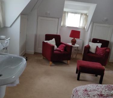 Wassenaar Apartamento | Zit slaapkamer op de 2e etage in een rietgedekte villa met gedeelde douche en keuken