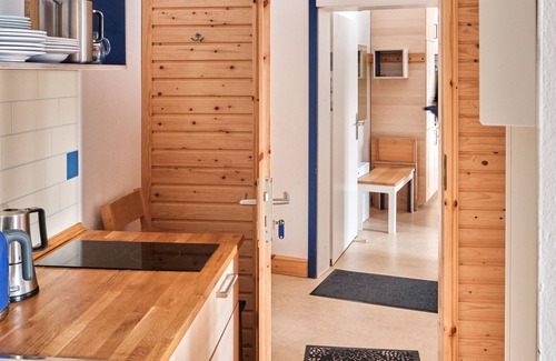 Schwerin Apartamento | Zweibettzimmer 1 - Blau - Urlaub auf dem Biohof