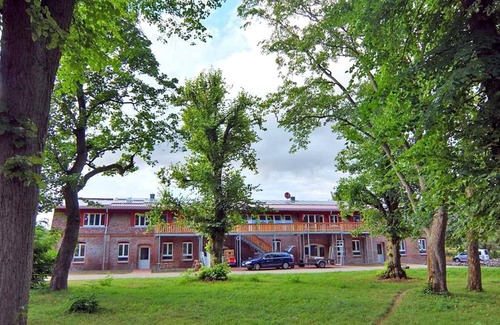 Schwerin Apartamento | Zweibettzimmer 1 - Blau - Urlaub auf dem Biohof