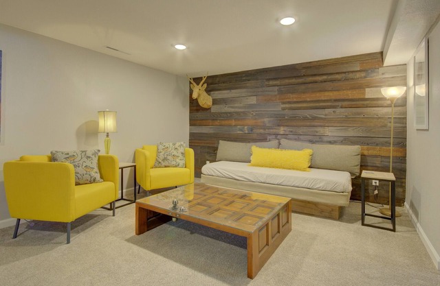 1/2 of our house, bright basement suite w/ kitchen and laundry