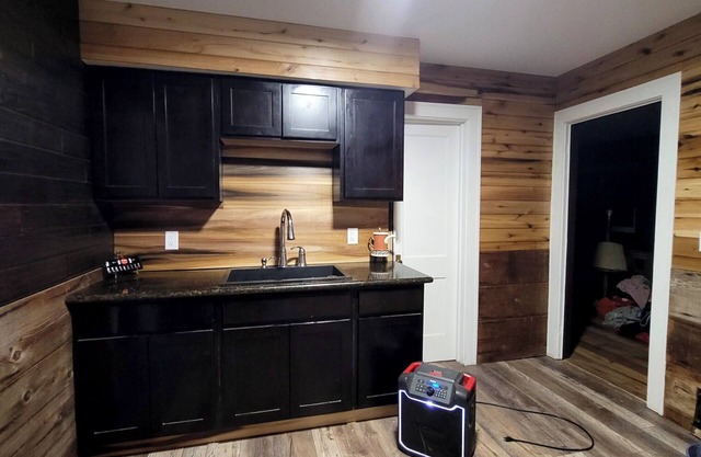 1-bed on 1 acre complete remodel. Cabin like interior....unique.