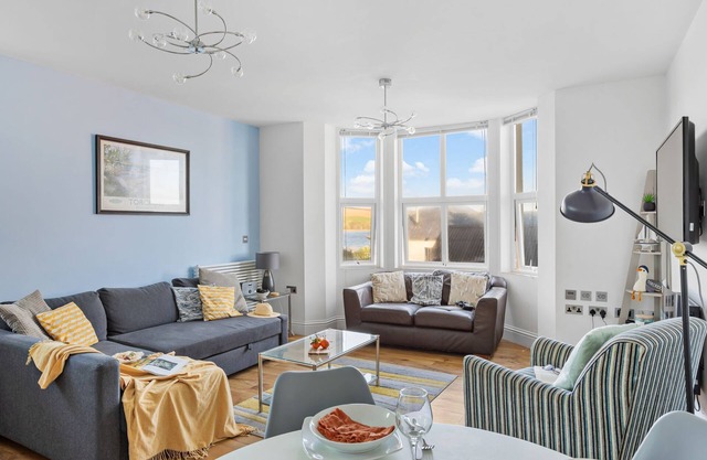 10 At The Beach, Torcross - un apartamento con capacidad para 6 personas en 2 habitaciones