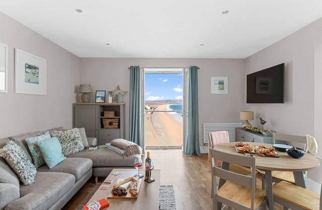 11 At The Beach, Torcross: un apartamento con capacidad para 4 personas en 2 habitaciones