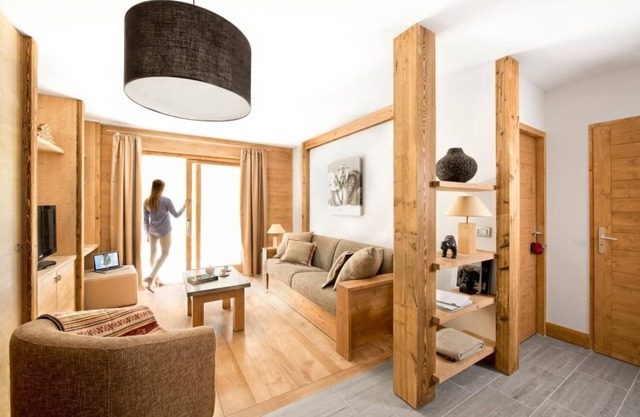 150m del centro estación, fitness, piscina, sauna, hammam, balcón, tv, 40m², Tignes