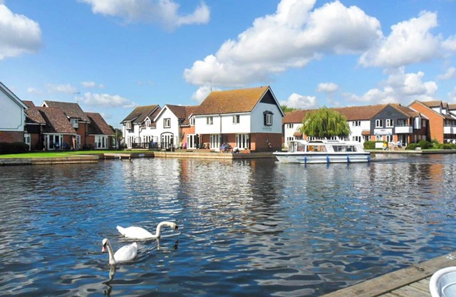 Alojamiento de 2 habitaciones en Wroxham