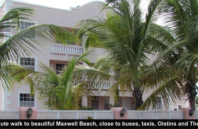 6 minutos a pie de playa, autobuses, taxis, cerca de tiendas, Oistins, The Gap. A / C y Wi-F