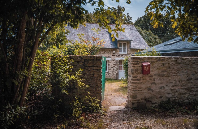 200-year-old forge with fireplace in the countryside