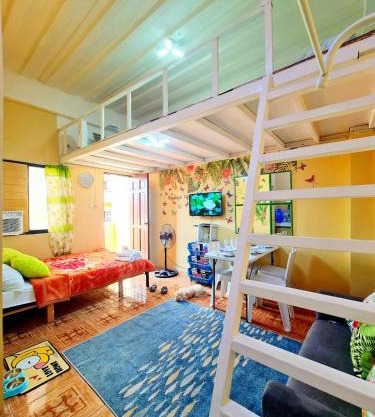 2C Apartment with loft and balcony good for 6 pax