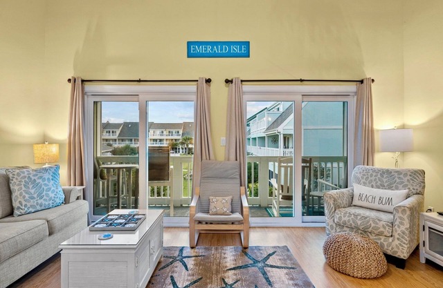 3-min Walk to Beach! Cozy 2-Bed Condo in Emerald Isle with Heated In-Door Pool