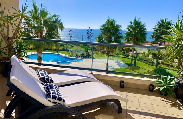 VISTA AL MAR DE 5 * ESTRELLAS - APARTAMENTO JUNTO A LA PLAYA - 2 piscinas, sauna, jacuzzi, jacuzzi, gimnasio