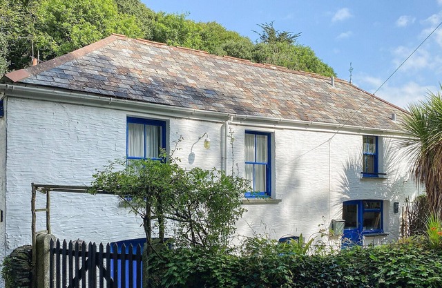 A delightful stone cottage with many original features, set within a peaceful Cornish village and cl